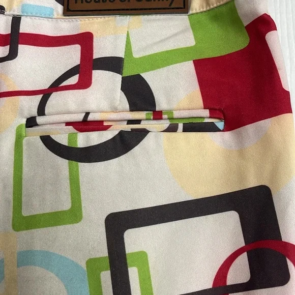 House of Sunny Colorful Abstract Wide Leg Pants - Picture 5 of 5